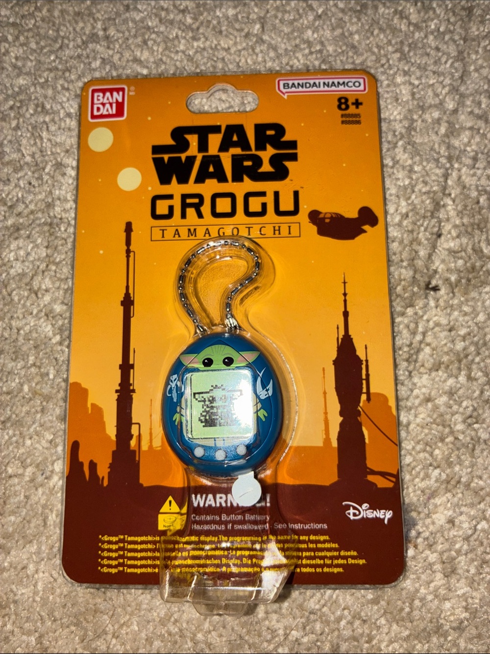 Star Wars Grogu Tamagotchi Blue & Green Virtual Pet